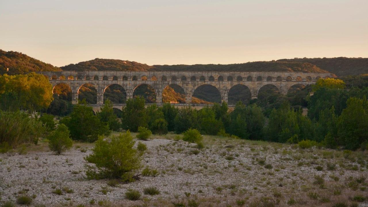 Hotel Restaurant Le Gardon - Pont Du Gard Collias Luaran gambar