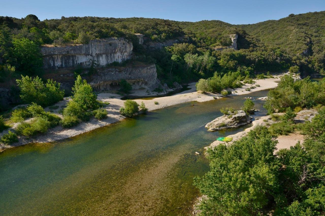 Hotel Restaurant Le Gardon - Pont Du Gard Collias Luaran gambar